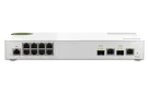 QNAP - QSW-M2108-2C-US - QNAP QSW-M2108-2C, Management Switch, 8 port 2.5Gbps, 2 port 10Gbps SFP+/ NBASE-T Combo. Easy Management with Web Browser