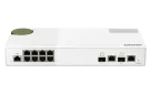 QNAP - QSW-M2108-2C-US - QNAP QSW-M2108-2C, Management Switch, 8 port 2.5Gbps, 2 port 10Gbps SFP+/ NBASE-T Combo. Easy Management with Web Browser