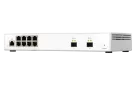 QNAP - QSW-M2108-2S-US - QNAP QSW-M2108-2S, Management Switch, 8 port 2.5Gbps, 2 port 10Gbps SFP+. Easy Management with Web Browser
