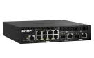 QNAP - QSW-M2108R-2C-US - QNAP Rackmount Switch QSW-M2108-2C, Management Switch, 8 port 2.5Gbps, 2 port 10Gbps SFP+/ NBASE-T Combo. Easy Management with Web Browser