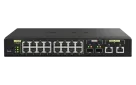 QNAP - QSW-M2116P-2T2S-US - QNAP Racmount Switch QSW-M2116P-2T2S-US, Management PoE Switch, 16 Port of 2.5Gbps Auto Negotiation (2.5G/1G/100M) with 802.3at(30W)