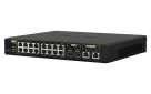 QNAP - QSW-M2116P-2T2S-US - QNAP Racmount Switch QSW-M2116P-2T2S-US, Management PoE Switch, 16 Port of 2.5Gbps Auto Negotiation (2.5G/1G/100M) with 802.3at(30W)