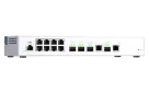 QNAP - QSW-M408-2C-US - QNAP QSW-M408-4C 12-port layer 2 managed switch. Eight 1GbE ports, two 10G SFP+ ports and Two 10G SFP+/ NBASE-T Combo Ports. Easy Management with Web Browser