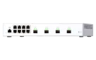 QNAP - QSW-M408S-US - QNAP QSW-M408S 12-port layer 2 Managed Switch. Eight 1GbE ports and four 10G SFP+ Ports. Easy Management with Web Browser