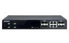 QNAP - QSW-M804-4C-US - QNAP QSW-M804-4C, Management Switch, 8 Port of 10GbE Port Speed, 4 port SFP+, 4 port  SFP+/ NBASE-T Combo, Support for 5-speed Auto Negotiation (10G/5G/2.5G/1G/100M)