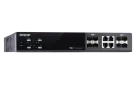 QNAP - QSW-M804-4C-US - QNAP QSW-M804-4C, Management Switch, 8 Port of 10GbE Port Speed, 4 port SFP+, 4 port  SFP+/ NBASE-T Combo, Support for 5-speed Auto Negotiation (10G/5G/2.5G/1G/100M)
