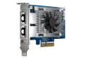 QNAP - QXG-10G2T-X710 - Dual-port (10GBASE-T) 10GbE network expansion card, Intel X710, PCIe Gen3 x4