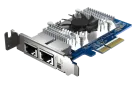 QNAP - QXG-10G2T-X710 - Dual-port (10GBASE-T) 10GbE network expansion card, Intel X710, PCIe Gen3 x4