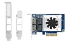 QNAP - QXG-10G2TB - Dual-port 10GbE (BASE-T) Network Adaptor, low-profile form factor