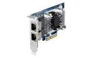 QNAP - QXG-10G2TB - Dual-port 10GbE (BASE-T) Network Adaptor, low-profile form factor