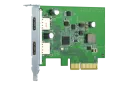 QNAP - QXP-10G2U3A - USB 3.2 Gen 2 dual-port PCIe expansion card