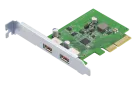 QNAP - QXP-10G2U3A - USB 3.2 Gen 2 dual-port PCIe expansion card