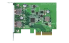QNAP - QXP-10G2U3A - USB 3.2 Gen 2 dual-port PCIe expansion card