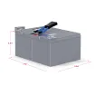 Cyber Power - RB12120X2B - UPS SYSTEMS Replacement Batteries Pack for PR1000LCD