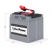 Cyber Power - RB12170X2A - UPS SYSTEMS Replacement Battery Cartridge for PR1500LCD, 2 batteries, 12V/72AH