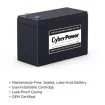 CYBERPOWER - RB1290 - Replacement Battery Cartridge for CP1000AVRLCD, 1 battery, 12V/9AH, Sealed lead-acid, 18 month warranty
