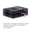 CYBERPOWER - RB1290X2D - Replacement Battery for CP1500PFCRM2RU, 2 Batteries, 12V/9Ah, Sealed Lead-Acid, 18 Month Warranty