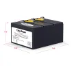 Cyber Power - RB1290X3B - UPS SYSTEMS Replacement Battery, 3 x 12V/9Ah