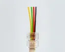Jonard - RJ11-100 - RJ11 Pass-Through Connectors (Pack of 100)