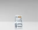 Jonard - RJ45-5100 - RJ45 Cat5/5e Pass-Through Connectors, 100 Pcs In Jar