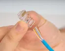 Jonard - RJ45-R510 - Standard Cat5e RJ45 Connectors for Telephone Cable (Pack of 10)