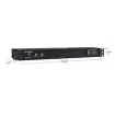 Cyber Power - RKBS15S2F10R - 3600 J, 120 V, NEMA 5-15P plug, 12 NEMA 5-15R (2 front, 10 rear), 15 ft Cord, Limited Lifetime Warranty