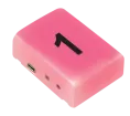 SECO-LARM - RM-R100-RB1Q - 1-Room Indicator with Buzzer - Single Channel LED Receiver, Powered by 12VDC or USB.