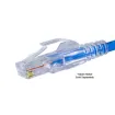 Simply 45 - S45-1000 - Standard Cat5e UTP RJ45 Modular Plugs, Blue Tint - 100pcs/Jar
