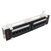 Simply 45 - S45-2512 - 12 Port Loaded UTP Cat5e Patch Panel, 110 style, Wall Mount Bracket, Cable Ties and Rack Mount Screws. 1ea/box