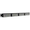 Simply 45 - S45-2524 - 24 Port Loaded UTP Cat5e Patch Panel, 1RU, 110 style, Cable Management Bracket, Cable Ties and Rack Screws. 1ea/box