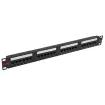 Simply 45 - S45-2524 - 24 Port Loaded UTP Cat5e Patch Panel, 1RU, 110 style, Cable Management Bracket, Cable Ties and Rack Screws. 1ea/box