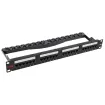 Simply 45 - S45-2624 - 24 Port Loaded UTP Cat6 Patch Panel, 1RU, 110 style, Cable Management Bracket, Cable Ties and Rack Screws. 1ea/box