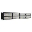 Simply 45 - S45-2624 - 24 Port Loaded UTP Cat6 Patch Panel, 1RU, 110 style, Cable Management Bracket, Cable Ties and Rack Screws. 1ea/box