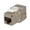 Simply 45 - S45-3750-25 - 10GBaseT STP 180° Shielded Keystone Jack (Toolless) for Cat7a/6a/7, w/6 1ea/Bag, 25/Pack