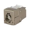 Simply 45 - S45-3750-25 - 10GBaseT STP 180° Shielded Keystone Jack (Toolless) for Cat7a/6a/7, w/6 1ea/Bag, 25/Pack