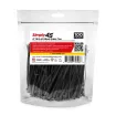 GoSimplyConnect - S45-70418-100 - 4" 18lb UV Black Cable Ties - 100pc Bag