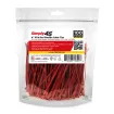 GoSimplyConnect - S45-70418P-100 - 4" 18lb UV Red Plenum Cable Ties - 100pc Bag