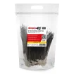 GoSimplyConnect - S45-70840-500 - 8" 40lb UV Black Cable Ties - 500pc Bag