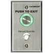 SECO-LARM - SD-6276-SSVQ - Piezoelectric Request-to-Exit Pushbutton – Single-gang with Manual Override