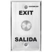 SECO-LARM - SD-7204SGEX1Q - Vandal-resistant, 1" diameter, stainless-steel momentary pushbutton on stainless-steel single-gang plate. SPDT switch, 5A@250VAC. "EXIT" and "SALIDA" printed on plate. ETL Listed. Conforms to UL Std. 294