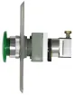 SECO-LARM - SD-7213-GSP - RTE Plate with Pneumatic Timer - Green