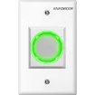 SECO-LARM - SD-927PWCQ - IR No-Touch Request-To-Exit Sensor with white plate & white body. Green illuminated ring turns red and 3A relay is triggered when hand is passed in front of the plate. Includes decals in English, Spanish, and French.