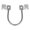 SECO-LARM - SD-969-M15Q/S - Stainless-steel armored door cord with removeable cover (Silver), cord length 15" (39cm).