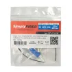 GoSimplyConnect - SF-SCUSM - SC/UPC single-mode mechanical connector with high clarity matching gel for 250/900µm fiber, blue - 1ea/Bag