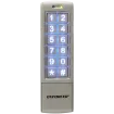 SECO-LARM - SK-2323-SDQ - Mullion-Style Outdoor Stand-Alone Keypad. Weatherproof (IP65). Backlit keys, 1,010 user codes, 2~6 digit code length, two relay outputs (Form C NO/NC/COM), two egress inputs, one door sensor input, optical tamper sensor. Ful