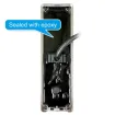 SECO-LARM - SK-B241-PQ - Mullion Surface Mount Bluetooth Keypad with Reader, metal housing, weatherproof and one relay output.