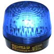 SECO-LARM - SL-126Q/B - 6~12 VDC (2-wire connection) Strobe Light. “U”-Type Xenon tube. 100,000 Candlepower, over 90 flashes/min, 180mA current draw at 12VDC. UL listed. Blue lens.