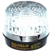 SECO-LARM - SL-126Q/C - 6~12 VDC (2-wire connection) Strobe Light. “U”-Type Xenon tube. 100,000 Candlepower, over 90 flashes/min, 180mA current draw at 12VDC. UL listed. Clear lens.