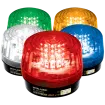 SECO-LARM - SL-1301-SAQ/G - 10~24 VDC LED Strobe Light with built in programable siren. Incorporates 54 LEDs. 50,000-Hour operating life. Six different flash patterns. Adjustable flashing speed. Indoor/outdoor use. Green lens.