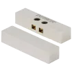 SECO-LARM - SM-4003-TQ/W - Surface-Mount Closed Loop Magnetic Contact with quick-connect terminal block. No mounting tabs. 1" Gap. UL, CUL, Listed. White. Sold in multiples of 10 (price is for 1 pc).